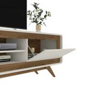 Ver imagem 5 de Rack Channel P/ Tv até 65 Polegadas Nature/off White Fabri Móveis