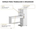Ver mais imagens de Kit Escritório Roma Escrivaninha com 1 Porta e Estante Livreiro Espresso Móveis