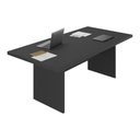 Ver imagem 1 de Mesa de Escritório 200cm para Reunião com Tampo 30mm Multimóveis Cr25281 Preto