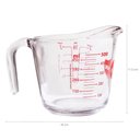 Ver imagem 3 de Kit 03 Jarras Medidoras de Vidro 500ml Marinex com Alça e Bico Direcionador