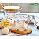 Ver imagem 4 de Kit 03 Jarras Medidoras de Vidro 500ml Marinex com Alça e Bico Direcionador