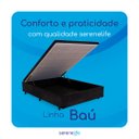 Ver imagem 6 de Cama Box Baú Solteirão Serenelife - Suede Preto