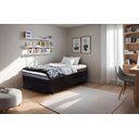 Ver imagem 1 de Cama Box Baú Solteirão Serenelife - Suede Preto