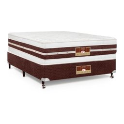 Cama Box Casal Castor Silver Star Air Double Pocket Hibrido 138x188x61 + Box Castor - 1 Cama Box Casal Castor Silver Star Air Double Pocket Hibrido 138x188x61 + Box Castor - 1