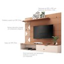Ver imagem 2 de Painel para TV Chennai até 50 Polegadas Nature/Off White - Gran Belo