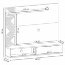 Ver imagem 3 de Painel para TV Chennai até 50 Polegadas Nature/Off White - Gran Belo
