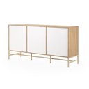 Ver mais imagens de Balcão Square 3 Portas 160 cm X 45 cm Tauari - Telinha Portuguesa