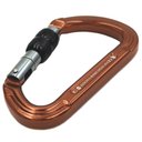 Ver imagem 2 de Mosquetão Sideup Alumínio D Trava Rosca Keylock 30kn Ce Nbr Marrom
