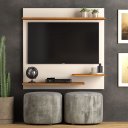 Ver imagem 1 de Painel Televisão Até 32 polegadas Smart Plus Alto Brilho Lançamento MADRI:OFF WHITE