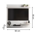 Ver imagem 3 de Painel Televisão Até 32 polegadas Smart Plus Alto Brilho Lançamento MADRI:OFF WHITE
