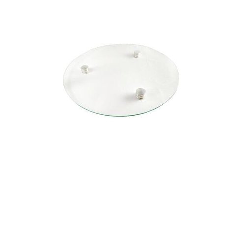 Petisqueira Boleira Bandeja Vidro Redonda P