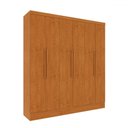 Ver imagem 2 de Guarda-roupa Casal Bariloche 6 Portas 4 Gavetas Cinamomo - Tcil Móveis