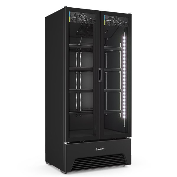 Refrigerador Expositor Porta Dupla Slim 752L 220V All Black Metalfrio - 5