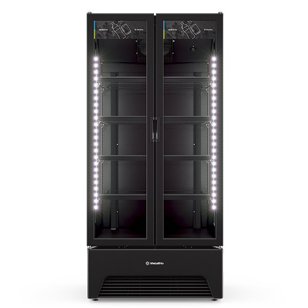 Refrigerador Expositor Porta Dupla Slim 752L 220V All Black Metalfrio - 4