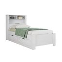 Ver imagem 1 de Cama Solteiro Invicta C/ 2 Gavetas Branco - Santos Andirá