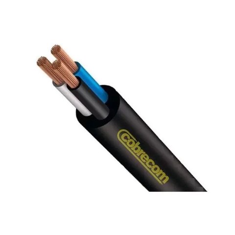 Rolo 50mt Cabo Pp Flex 3 X 4 Mm Cobrecom