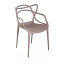 Ver imagem 3 de Kit 6 Cadeiras Allegra Fendi em Pp para Sala de Estar Cozinha Área Externa Restaurante Ecomhome