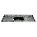 Ver imagem 1 de Pia de Cozinha 120x55cm em Granito com Acamento Reto Cuba Rasa em Inox Incolor Generali