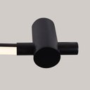 Ver imagem 3 de Arandela Nordecor Lina 60cm 9w Led Bivolt Preto 3000k Luz Amarela