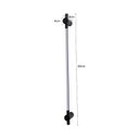 Ver imagem 2 de Arandela Nordecor Lina 60cm 9w Led Bivolt Preto 3000k Luz Amarela