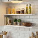 Ver imagem 2 de Kit 2 Prateleira 60cm X 20cm Mdp Suporte Invisível Branco