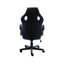 Ver imagem 4 de Cadeira Gamer Reclinável Giratória Quest Fratini Poliuretano (pu) Preto e Azul Base Rodízio