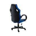 Ver imagem 5 de Cadeira Gamer Reclinável Giratória Quest Fratini Poliuretano (pu) Preto e Azul Base Rodízio