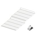 Ver imagem 1 de Conjunto 2 Grades Prateleira Refrigerador Expositor Metalfrio VN50C com Suporte para Grade