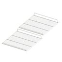 Ver imagem 2 de Conjunto 2 Grades Prateleira Refrigerador Expositor Metalfrio VN50C com Suporte para Grade
