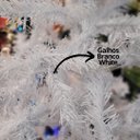 Ver imagem 4 de Árvore de Natal Canadense Branca 230 Galhos 1,80m - Bela Flor