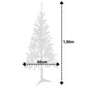 Ver imagem 3 de Árvore de Natal Canadense Branca 230 Galhos 1,80m - Bela Flor