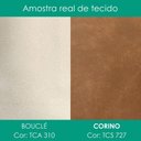 Ver imagem 4 de Cabeceira Casal 140 cm Malu com Frame Boucle Tca 310 Corino Tcs 727 Peer