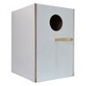 Ninho Calopsita Ring Neck Madeira MDF Vertical 34X20X20cm - 1