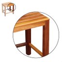 Ver mais imagens de Kit 2 Banquetas Baixa Ripada Madeira Maciça Mhm