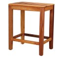 Ver imagem 4 de Kit 2 Banquetas Baixa Ripada Madeira Maciça Mhm