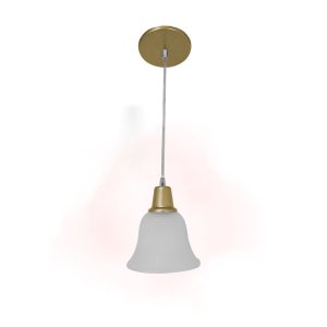 Luminária Sino Redondo Luxo Sala Quarto Escrtório Elegance:ouro