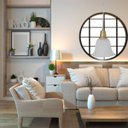 Ver imagem 2 de Luminária Sino Redondo Luxo Sala Quarto Escrtório Elegance:ouro