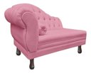 Ver imagem 3 de Recamier Divã Sofá 120cm Recepção Sala Larissa Suede:rosa/liso