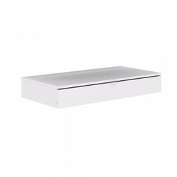 Penteadeira ou Escrivaninha Suspensa 90cm 1 Gaveta Pe2004 Tecno Mobili - Branco - 3