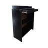 Balcão Caixa Lojas e Comércios 100% Mdf Preto - Suprema Móveis - 4