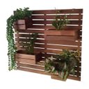 Ver imagem 1 de Floreira Jardim Vertical 100 X 80 Cm Madeira Maciça - Imbuia