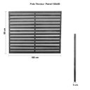 Ver imagem 4 de Floreira Jardim Vertical 100 X 80 Cm Madeira Maciça - Imbuia