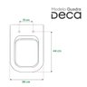 Assento Sanitário Deca 1.6gpf/6lpf Quadra, Piano, Polo Tampa P/ Vaso Loren Like Lorenzentti Sicmol - 3