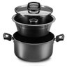 Panela para Pudim Banho Maria 3,2L Tampa de Vidro Original - 3
