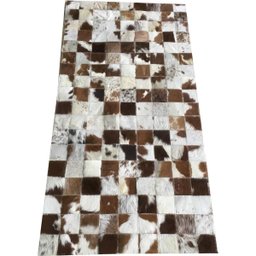 Tapete de Couro Passadeira Castanho Malhado 0,60x1,20 - 1
