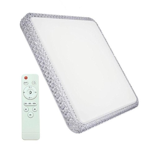 Plafon Led Quadrado Sobrepor Liora 30w com Controle Remoto Bivolt