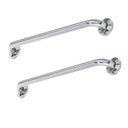 Ver imagem 1 de Alça Apoio Inox Kit 2 Uni 40cm Banheiro Cadeirante Idoso Deficiente Acessibilidade