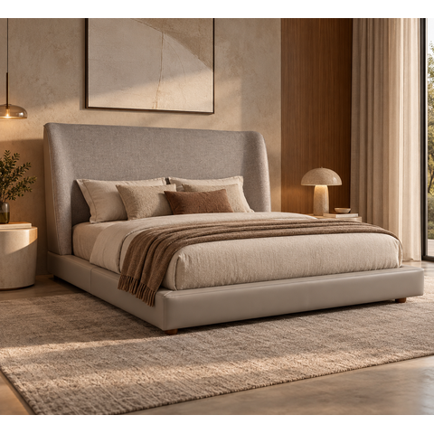 Conjunto Casal Cama Japonesa Cabeceira Milano Moderna Luxo Premiun Elegante Divani com Cabeceira em 