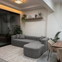 Ver imagem 3 de Sofá Orgânico Módulo Curvo Siena 2,6MTS Boucle Cinza - Montanari'S Decor