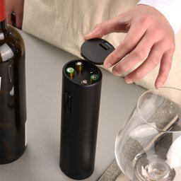 Abridor Vinho Elétrico Automático Saca Rolha Pilha - 4